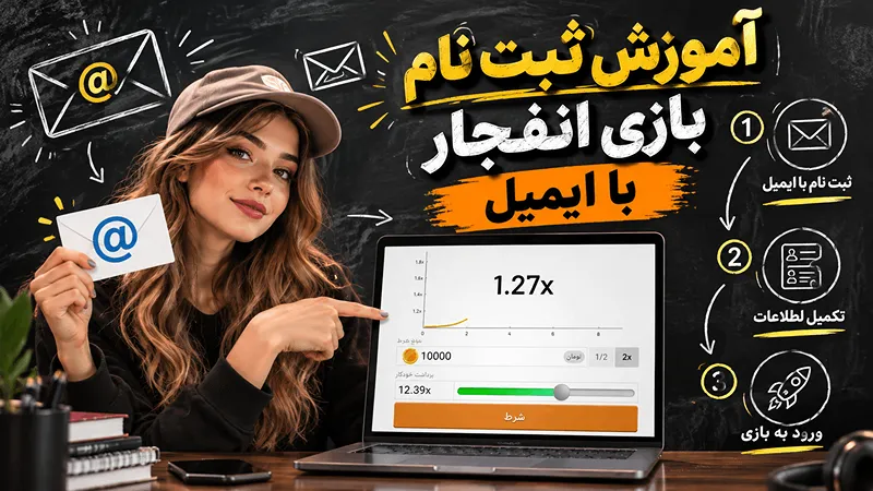 ثبت نام بازی انفجار